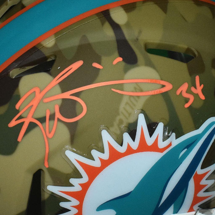 Ricky Williams Signed Miami Dolphins Riddell Mini Helmet