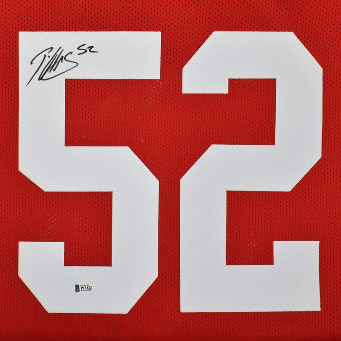 Patrick Willis Autographed/Signed Pro Style White XL Jersey