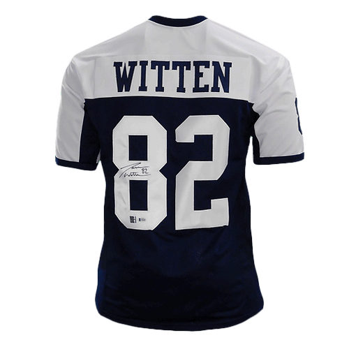 Jason Witten Signed Pro Edition White Football Jersey (Beckett)