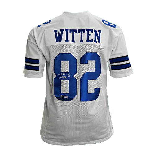 Jason Witten Autographed and Framed White Cowboys Jersey