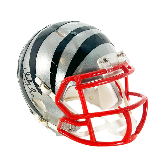 Ickey Woods Signed Cincinnati Bengals Flash Speed Mini Football Helmet — RSA