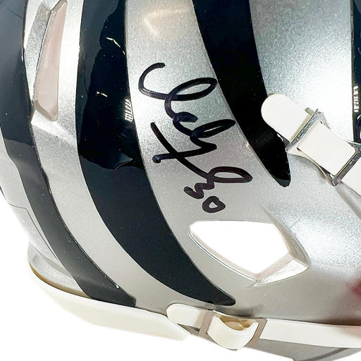 Ickey Woods Signed Cincinnati Bengals Salute to Service Speed Mini Football  Helmet (JSA)