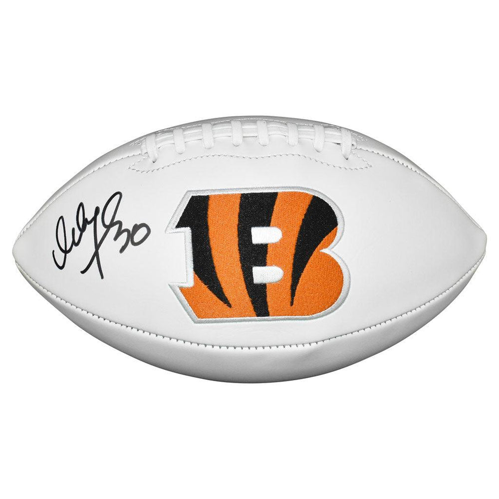 Ickey Woods Signed Cincinnati Bengals Official NFL Team Logo Football — RSA