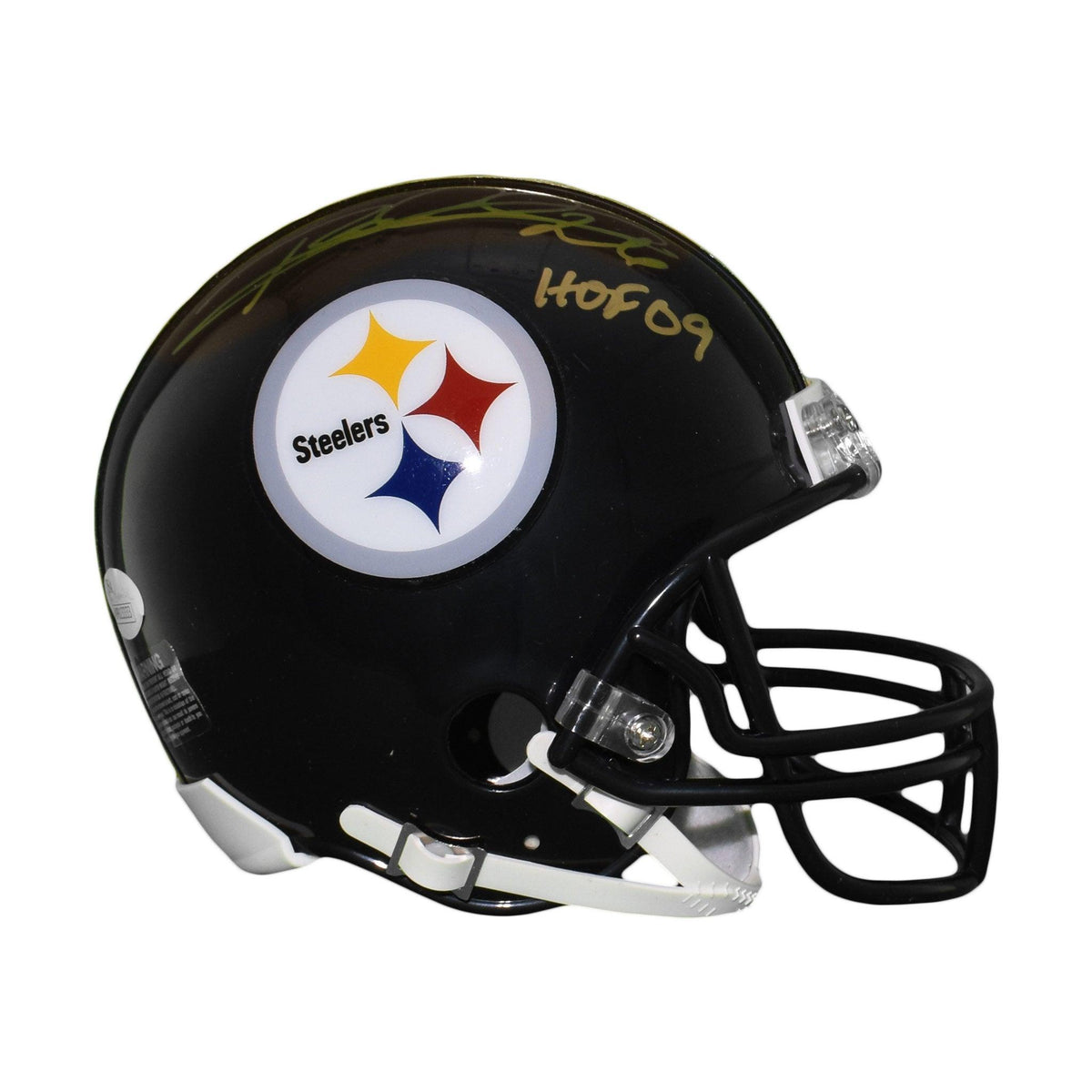 ROD WOODSON Signed Autographed Pittsburgh Steelers Mini Helmet 