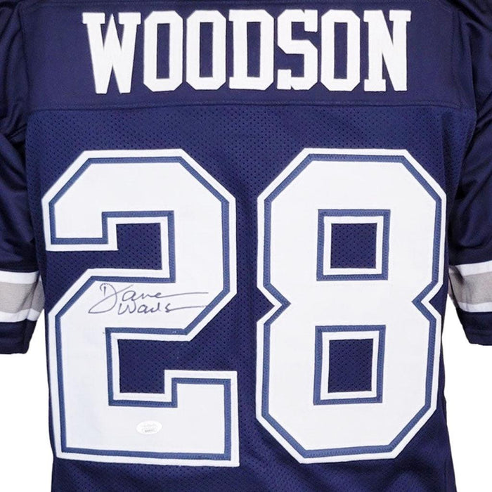 Darren Woodson Signed Dallas Pro Blue Football Jersey (JSA) — RSA