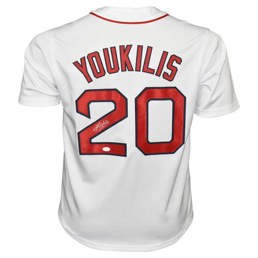 Kevin Youkilis Signed Boston White Baseball Jersey (JSA) - RSA