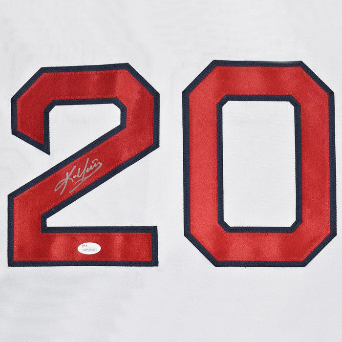 Kevin Youkilis Signed Boston White Baseball Jersey (JSA)