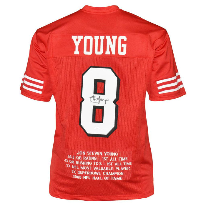 Steve Young Signed Jersey (JSA)